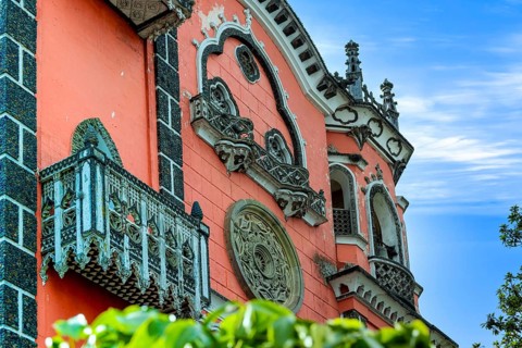 Guatemala, Guatemala City, Iglesia Yurrita, Yurrita Church in Guatemala city historic center,