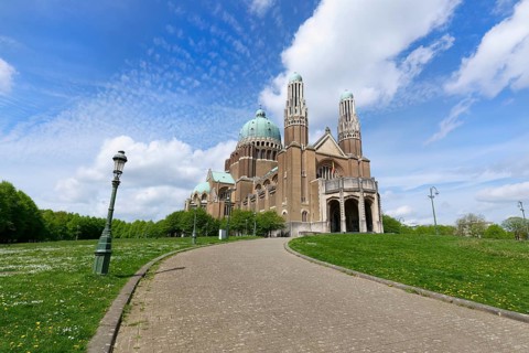 National Basilica of the Sacred Heart, Koekelberg, Brussels, Brabant, Belgium, Europe