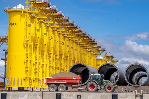 SIF Offshore Foundaitons, production of foundations, monopiles, for offshore wind turbines, the