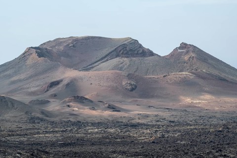 Volcanic landscape, Timanfaya National Park, Lanzarote, Canary Islands, Spain, Europe