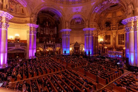 Overview in front of Till Brönner's Christmas concert in Berlin Cathedral on 20 December 2024