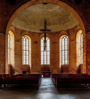 Interior view of the Parochial Church in the monastery quarter, Berlin, Germany, Europe