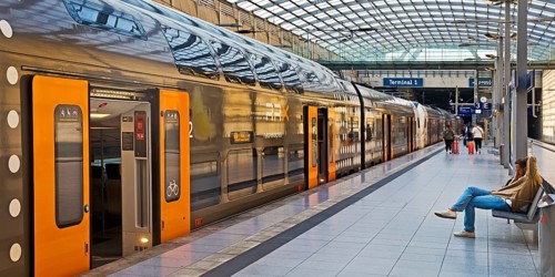 Cologne Bonn Airport railway station, Cologne Bonn Airport, Cologne, North Rhine-Westphalia,