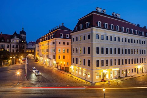 The Taschenbergpalais was built from 1705 as a baroque aristocratic palace in Dresden. After its