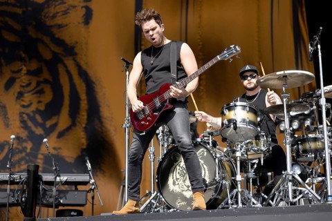 Adenau, Germany, 7 June 2024: Royal Blood (Mike Kerr, vocals, bass and Ben Thatcher, drums) play at