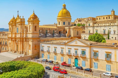 San Nicolò Cathedral, Noto, Noto Valley, Sicily, Italy, Europe