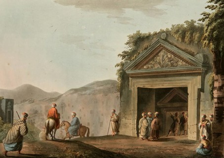 Historical Palestine, Tombs of the Judges of Israel, Historical, digitally restored reproduction
