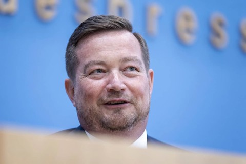 Uli Grötsch, Federal Police Commissioner to the German Bundestag, recorded during the presentation