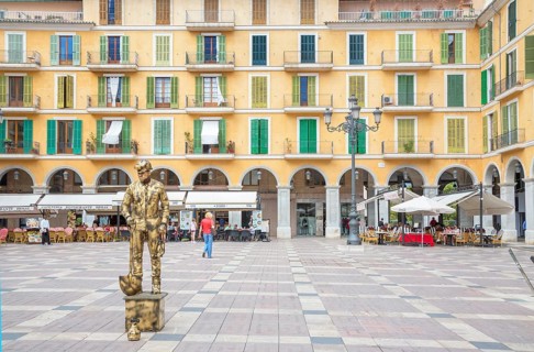 Major Square, Palma de Mallorca, Mallorca, Balearic Islands, Spain, Europe