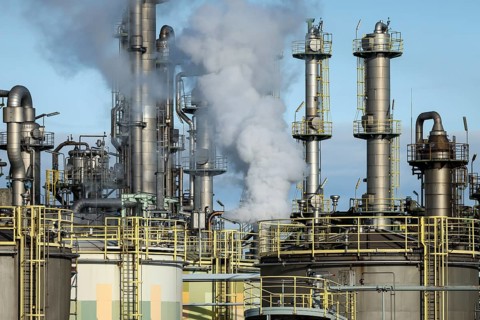 Oberhausen, North Rhine-Westphalia, Germany, industrial plant in the chemical park, OQ Chemicals