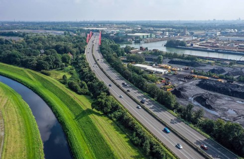 Bottrop, North Rhine-Westphalia, Germany - The Emscher has been completely free of wastewater since