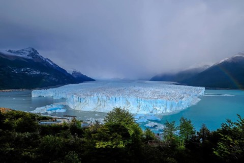 El Calafate, Patagonia, Argentina, Perito Moreno Glacier in Los Glaciares National Park. The Perito
