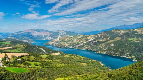 France, French Maritime Alps, region Provence-Alpes-Côte d'Azur, Département Haute Alpes, lake