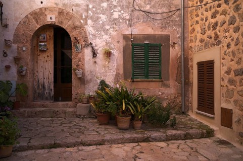 Backyard, idyllic, Valldemossa, Tramuntana Mountains, Serra de Tramuntana, Majorca, Balearic