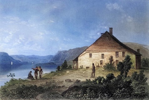 Washington's Headquarters near Newburgh USA, George Washington, 1732-1799, First President of the
