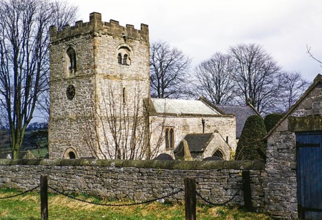 Saint Leonard village parish church, Thorpe, Derbyshire, Peak District National Park, England, UK