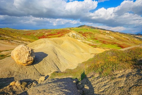 Riserva Naturale di Punta Bianca, Palma di Montechiaro, Agrigento, Sicily, Italy, Europe