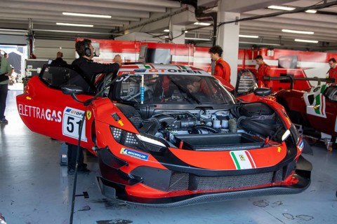 10 May 2024, Hockenheimring Germany : Free practice of the International GT Open