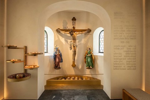 Maria Geburt parish church in Galtür, Tyrol, Austria, Europe
