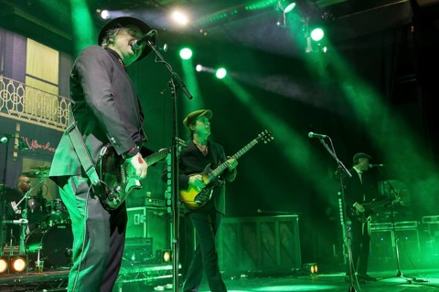 Pete Doherty and Carl Barât, singer of The Libertines live on European Tour 2025 at the