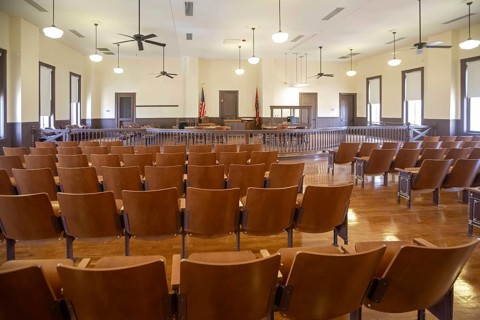 Sumner, Mississippi - The Tallahatchie County Courthouse, site of the Emmett Till murder trial. In