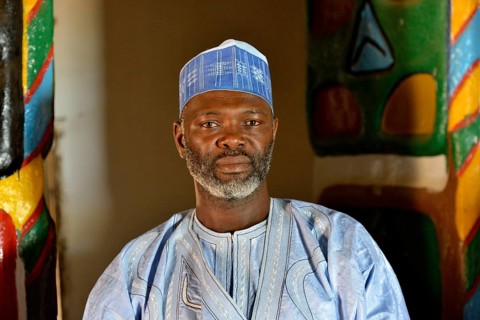 Local man wearing a traditional Muslim dress, Ngaoundéré, Adamawa Region, Cameroon, Africa