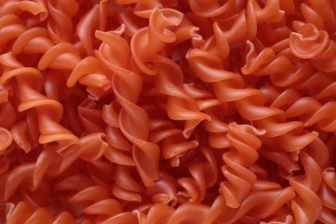 Lentil noodles, noodles made from the flour of red lentils