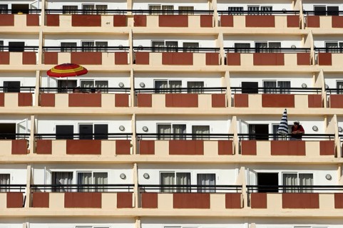 Fuerteventura, Canary Islands, Hotel complex in Morro Jable, Jandia, Spain, Europe