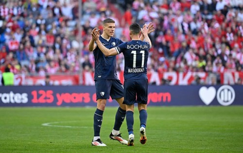 Goal celebration Jakov Medic VfL Bochum BOC (13) Georgios Masouras VfL Bochum BOC (11) Allianz