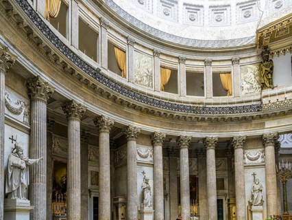 Basilica Reale Pontificia San Francesco da Paola, Naples, Campania, Italy, Europe