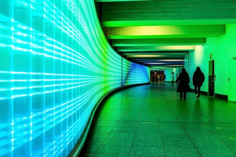 Passage under Essen's main railway station, connects entrances to the city and the main railway