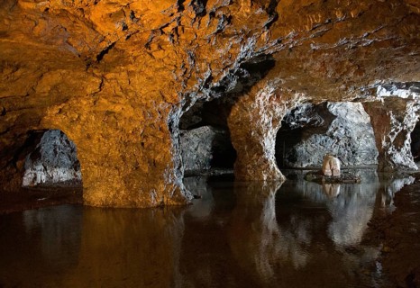 In the Felsendome Rabenstein show mine, Chemnitz, Saxony, Germany, Europe