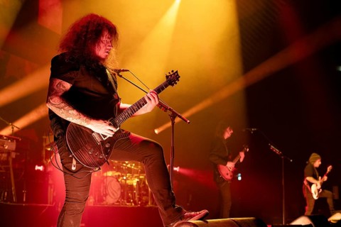 Fredrik Åkesson from Opeth live on THE LAST WILL AND TESTAMENT - EUROPEAN TOUR at Tempodrom Berlin