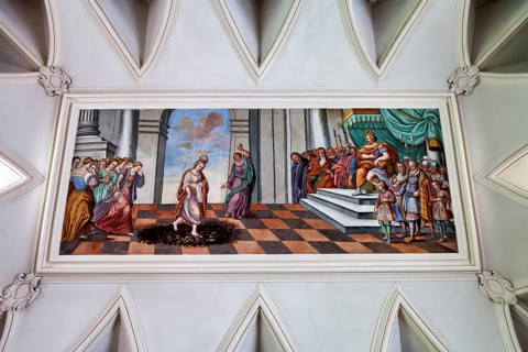 Ceiling painting, former Corvey Abbey and Castle, The Carolingian Westwork and the Civitas Corvey,