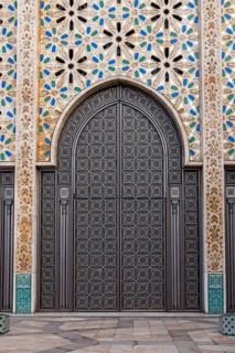 The Hassan II Mosque in Casablanca, Morocco, Africa