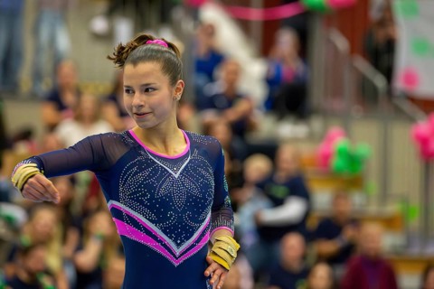 German Gymnastics League (Bundesliga) for woman, 1st competition day 2025 in Mannheim***Janoah