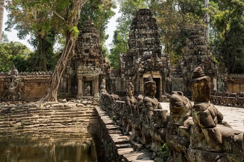 Prea Khan, Angkor Wat, Angkor, UNESCO World Heritage Site, Siem Reap, Cambodia, Indochina,