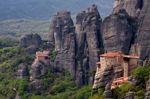 Monastery of Rousanou and Monastery of St Nicholas Anapavsa, Anapavsas, Metéora Monasteries,