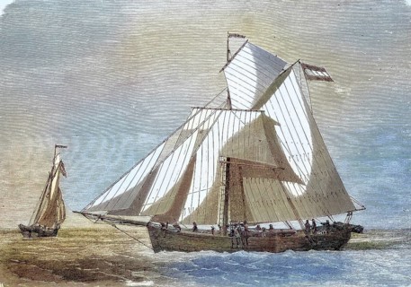 Germania, a North German research vessel that served as the main ship in the Second German North