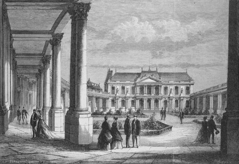 Restoration of the French National Archives circa 1868, Hotel de Soubise, City Palace, rue de