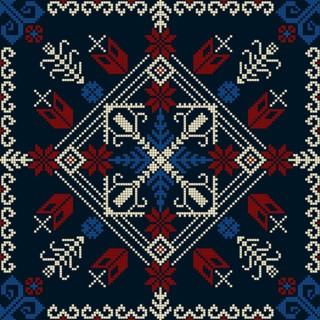 Traditional Latvian embroidery seamless pattern, vector illustration