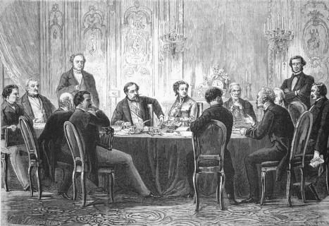 A Meeting of Ministers at the Palais de Fontainebleau, Council of Ministers, Session, 1869, France,