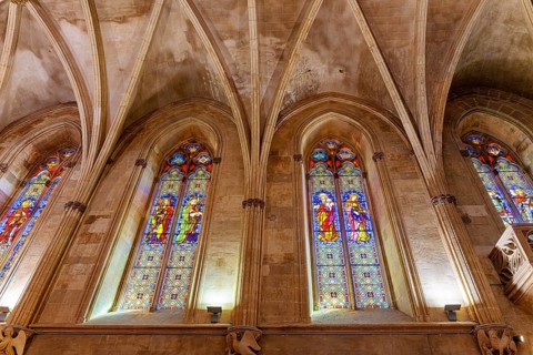Interior design, Royal Palace Alumdaina, Palma de Majorca, Spain, Europe