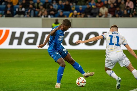 Football UEFA Europa League, 2024/25 season, matchday 2: TSG Hoffenheim v Dynamo Kiev. Picture: