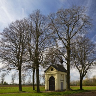 Castle chapel of Haus Horr, Grevenbroich, Rhine district of Neuss, Lower Rhine, North