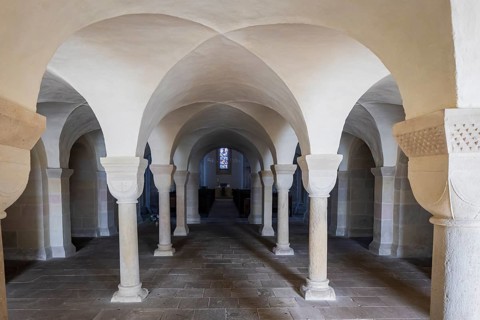 The Lippoldsberg Monastery with the Church of St George and St Mary is a former Benedictine
