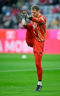 Goalkeeper Manuel Neuer FC Bayern Munich FCB (01) during warm-up training Allianz Arena, Munich,