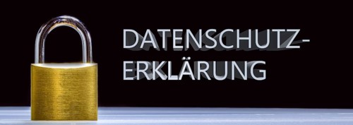 Padlock against a dark background, with the word Privacy Policy next to it