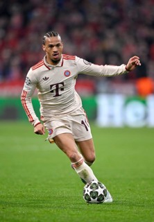 Leroy Sané FC Bayern Munich FCB (10) Action on the ball Champions League, Allianz Arena, Munich,