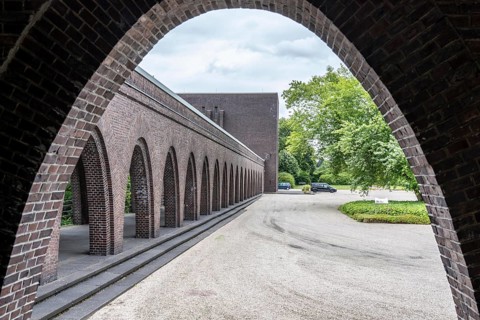Memorial Hall, Southwest Cemetery in Essen, North Rhine-Westphalia, Germany, Europe